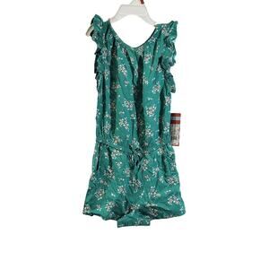 Cat & Jack Toddler Dress, Teal Floral Print, Size 2T, New with Tags